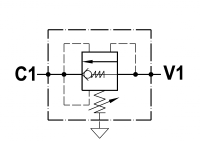 Direct acting, fully balanced sequence valve, line mounted