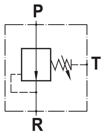 Pressure reducing valve, pilot operated