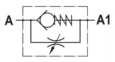 Restrictor valve, barrel type