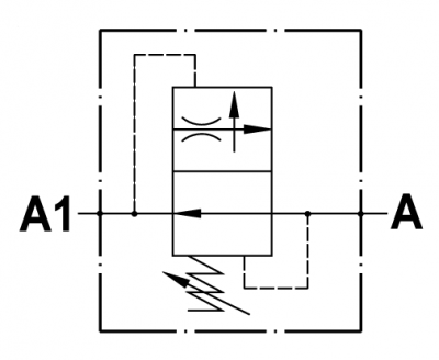 Adjustable pressure compensated flow restricting valve